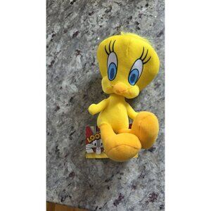 Looney Tunes Tweety Bird Warner Bros 9” Plush Stuffed Toy Bird
